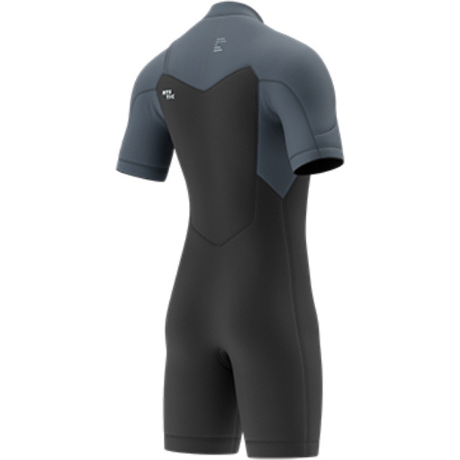 2026 Mystic Mens Motion 3/2mm Chest Zip Shorty Wetsuit 35000.270014 - Tidal Blue